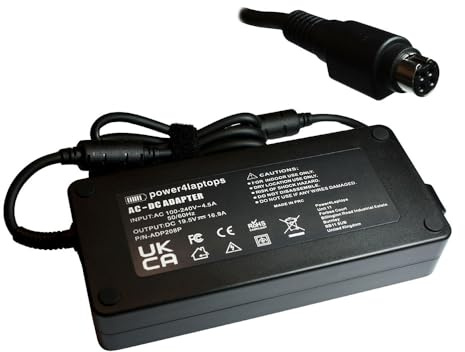 Power4Laptops AC Adapter Laptop Charger Power Supply Compatible With MSI Gaming GT73