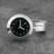 Stoßfeste Uhr, Korrosionsbeständige Uhr, Anti-Fall-Zifferblattuhr für Dreiräder, Motorräder, Mopeds, Motorroller (Silber)