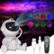 Astronaut Galaxy Projector Starry Night Light Projector,Astronaut Light Projector with Space Warrior Galaxy,360° Adjustable Spaceman Light Projector,Gifts for Kids Adults Home Party Ceiling Decor