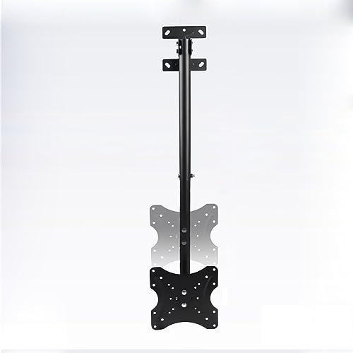 Universal TV Stand, Portable TV Stand Mobile TV Stand for 32-100 LCD LED OLED Plasma Screen, Height Adjustable Tall TV Cart Floor Stand with Tray and Wheels Up to 80kg TV Table S
