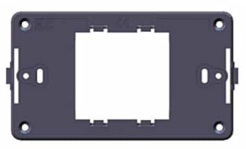 SUPPORTO A 1 MODULO SCHUKO UNEL, PER CASSETTA SCATOLA 503, PER PLACCA A 1 POSTO, COMPATIBILE CON BTICINO MAGIC, SERIE TONDO', SERIE CIVILE, MASCHERINA