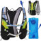 Trinkrucksack mit Trinkblase | Trinkrucksack Laufen - Ultraleicht | Laufrucksack mit Trinkblase 2l, BPA-Frei | Rucksack mit Trinkblase & Reflektoren (mit 2l trinkblase)