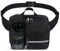 Bauchtasche Gürteltasche Gürtel mit Flaschenhalter Damen und Herren Modern Umhängetaschen Brusttasche Wasserabweisende Hüfttasche für Reise Sport Running und Alle Outdoor Aktivitäten (Black)