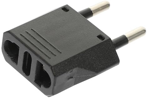 KICHOUSE 6A Eu zu US Steckeradapter für Reisen Kompakter Tragbarer Reisesteckeradapter für Europäische Steckdosen für Elektrische Geräte