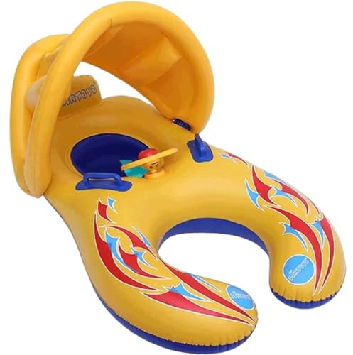 YCVAWEOD Natation Piscine Gonflable Flottante Flotteur de Parasol détachable Aviation du Salon Salon Salon Flottant d'eau Flottante Fauteuil LWX