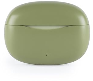 INTEMPO Aria Primo Noise Cancelling Earphones, Bluetooth, 22 Hr Playtime | Touch Controls, Feedforward ANC Up To 25 Db, Clear Calls, USB-C Charging Case, Extra Ear Tips, Matching Fabric Cable, Green