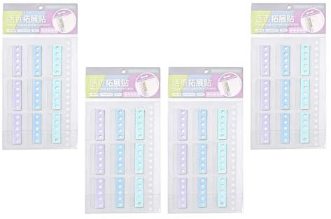 Lot de 72 anneaux de renforcement pour classeurs, étiquettes et documents comme protection, renforcement pour perforatrices, convient pour adultes, maison, bureau
