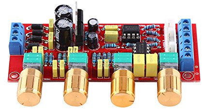 NE5532 HIFI Preamplificatore Tone Scheda Kit AC 12V OP-AMP HIFI Amplificatore(Bordo assemblato)