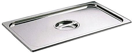 Stainless Steel 1/3 Gastronorm Container Pan Lid, Bain Marie, Gastro Food