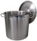 Euro Tische Gastronomie Kochtopf groß Suppentopf - Ø 45 x 45 cm Edelstahl Kochtöpfe 70l - ideal geeignet für ALLE Herdarten & große Küchen - Gastro Kochtopf set Topfset edelstahl Topf groß