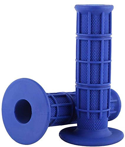VGEBY1 Manopole Moto Manubrio, 1 Paio Manubrio Antiscivolo Manubrio Universale in Gomma 22 mm / 25 mm 7/8Manubrio(Blu) Manopole Moto Viola