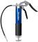 Pindex Pompe à Graisse Pistolet Graisseur à Une Main Pistolet Graisseur à Levier Manuelle Heavy Duty 8000PSI avec Pistolet à Tuyau Flexible 18 Pouces, adapté pour Cartouche 400g et en Vrac - Bleu