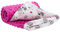 Medi Partners Babydecke Baby Decke Neugeborenen - Kuscheldecke Geschenk Babydecken 75x100cm für Kleinkinder Mädchen Krabbeldecke Kinderbett Kinderwagen 100% Baumwolle (Teddy mit dunkelrosa Minky)