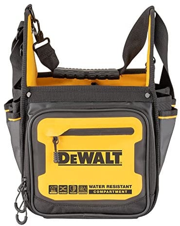 DEWALT Tool Bag, Electrician Tote, Tool Storage and Organization, Durable and Water Resistant, 11 Inch (DWST560105)