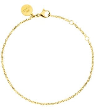 Purelei® Brave Armband (Gold), Filigranes wasserfestes Armband für Damen, Schlichtes Armband aus Edelstahl, Geschenk für Frauen, 16-19 cm Länge verstellbar