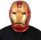 Halloween Party Hero Cosplay Mask Iron Man Cosplay Mask Horror Headgear for Halloween Carnival Costume Party Props