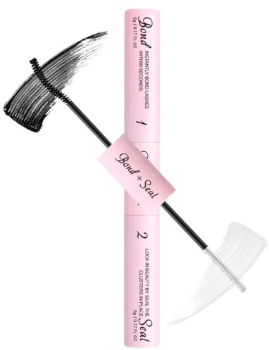 KSJEHW Colla Ciglia Finte Waterproof Bond and Seal Lashes Glue Ciuffetti Ciglia Finte Colla Extension Ciglia Fai Da Te Kit Extension Ciglia Colla Ciglia Kit Trucchi Cluster Lashes Kit