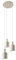 Lindby Pendelleuchte Ovelia (Modern) in Creme aus Metall (3 flammig, E27) - Deckenlampe Esstischlampe Hängelampe Hängeleuchte Küchenleuchte