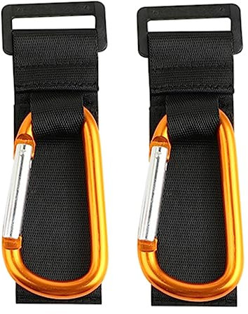 HAPINARY 2pcs Slip Hook for Stroller Organizer Non-Slip Hooks Clips for Strollers and Pushchairs Rear Holder for Buggy for Pram