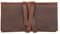 hecho. Leder Tabaktasche Rodrigo (Dark Wood) | Handmade | Blättchen Fach 2X kurz | Tabakbeutel für 30 g Drehtabak, Filter, Tabakbefeuchter | Tasche für Tabak und Tabakstein | Männer und Frauen