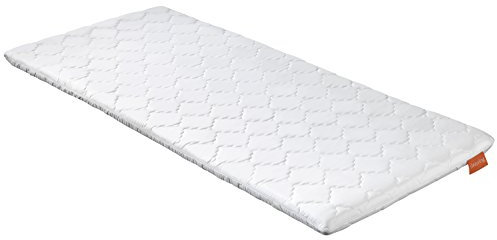 sleepling Topper 200x200cm Komfortschaum, Fester Matratzentopper 6cm dick, orthopädische Matratzenauflage, für alle Matratzen und Betten, Made in EU, Ökotex, Waschbar 60 Grad