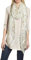 Lina & Lily Damen Schal Hijab Glitzer Blumenmuster (Weiß)