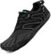 SAGUARO Barfußschuhe Herren Damen Minimalistische Traillaufschuhe Indoor Outdoor Fitnessschuhe,59 Schwarz,38
