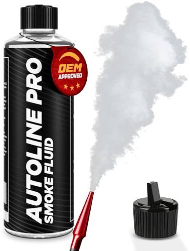 AutoLine Pro Automotive Best Ranked Clean & High-Density Smoke Fluid Solution for Smoke Machines (EVAP, Vacuum, and More) [Not for Ventus]