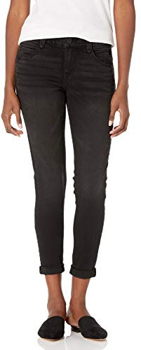 Democracy AB Solution Ankle Skimmer Jean, Noir, 40 Femme