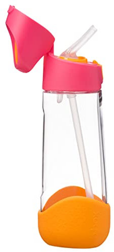 b.box TritanTM Drink & Water Bottle | Easy Grip Bottle and Leakproof Lid | Cool Modern Child Friendly Design, Best for After Sippy Cup | 600ml/20