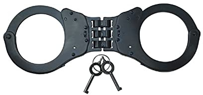 Kombat Triple Hinged Elite Speed Cuffs Black With 2 Keys
