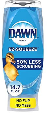 Dawn EZ-Squeeze Ultra Jabón líquido para lavar platos, aroma original, 15 fl oz