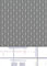 Lister Cartwright Oriental Fan Blackout Roller Blinds Windows Blinds Child Safety Easy Fit Made to Measure (White & Grey, 90 cm Width x 140 cm Drop)
