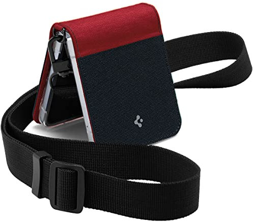 Spigen Compoty Hülle Kompatibel mit Samsung Galaxy Z Flip 4 5G -Ladybug