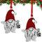 Weihnachtsschmuck 2022 Silber Weihnachtswichtel Ornament Lustiger Urlaub Xmas Andenken Baum Hängende Dekor Weihnachten Einweihungsgeschenk (2, 6,3 cm)