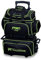 Storm Bowlingtasche mit 4 Bällen, kariert, Schwarz/Limettengrün