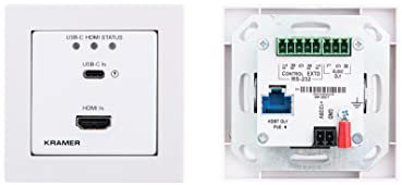 Kramer WP-20CT 4K60 4:2:0 HDMI & USB-C Automatik-Umschalter-Transmitter