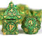 HKDZ DND-Würfel-Set aus Metall, polyedrische RPG-DND-Würfel, D&D-Würfel für Rollenspiele, Tischspiele, Dungeons and Dragons, MTG, Pathfinder, D&D-Würfel-Set, bunt, 7-teilig