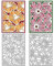 GLOBLELAND Blumenrahmen Metallstanzformen, Blumenrahmen Stanzformen, Metallschablonen Für Die Kartenherstellung, DIY, Geätzte Bastelformen, Albumkartenherstellung, Dekorhandwerk