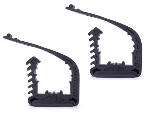 FITRUB Professional Gummi-Montageklammer 60-87mm 2Stk. Kabel, Werkzeug, Offroad, Haushalts- und Militärklemme. Werkstatt-Zubehör-Organisator. Sehr Strapazierfähig und Langlebig.