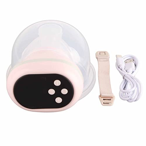 Portable Electric Breast Pump, Automatic Hands- Wearable Breast Pump for Home (Apricot)