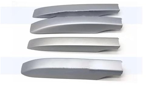 Gepäckträger Querträger Halbansicht-Dachgepäckträger-Schutzabdeckung, Silberne Gepäckträgerabdeckung Für Hyundai Für IX35 2010 2011 2012 Dachträger (Farbe : Rear Right)