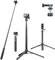 ULANZI MT-6157 Selfie Stick Trípode - ULANZI 57.8in Go Quick II - Soporte extensible con ventosa magnética, cierre rápido, mango de accesorios para cámara de acción