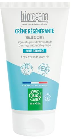 Bioregena Regenerierende Creme für Gesicht und Körper Bio | spendet Feuchtigkeit & regeneriert die Epidermis | schützt & beruhigt die Haut | klebt nicht – ohne fettige Wirkung | Sheabutter, Aloe Vera