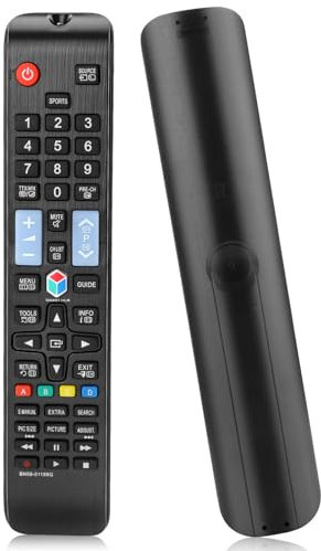 Télécommande pour Samsung Smart TV BN59-01198Q Telecommande de Universelle Compatible avec Samsung 4k HDTV LCD LED Smart TV Remote Control UA32J5500AK UA32J5500AS UA40J5500AK, Contrôle Infrarouge