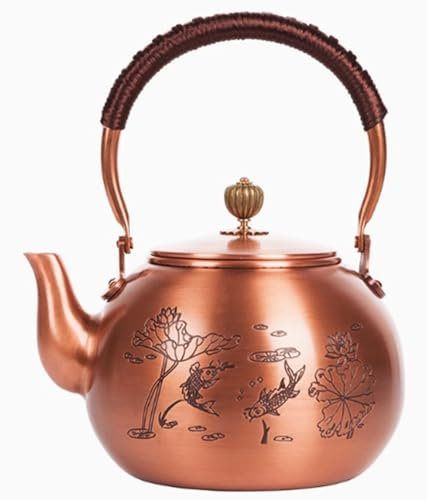 Wasserkocher Für Herd, Pfeifender Teekessel, Kupfer, Vintage-Teekessel, Wasserkessel Induktion Wasserkessel Camping Kaffeekannen Für Gasherd Kessel Für Zuhause Küche Hotel E