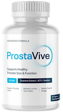 Prostavive for Men - Advanced Prostate Support Formula - One Month Supply - 60 Capsules
