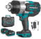 Yofidra 2200Nm Akku Schlagschrauber, 20V 3/4 Drehschlagschrauber mit 2 3.0Ah Akkus, 4-Gang-Einstellung, Akku Impact Wrench für Schwerlastarbeiten und Radwechsel