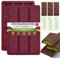 ZUGHXMS Moule a Tablette de Chocolats Dubai Silicone Forme Carrée Mini,Moule Barre Pepites De Chocolat Démoulage Facile Pour Protéiné Dragées Céréales(2 Pièces)