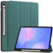 Haofun Custodia Cover Compatibile con Samsung Galaxy Tab S10 FE Plus/S10 FE+, Magnetico Case con S Pen Holder, Multi-Angolo Regolabili, Auto Sveglia/Sonno, Verde Scuro